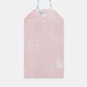 Roze Donut & Snoep Feest Suite Cadeaulabel (Achterkant)
