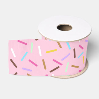 Roze Donut Spikkels Print Lint