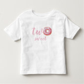 Roze Donut Verjaardag Kinder Shirts (Voorkant)