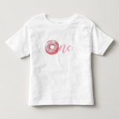 Roze Donut Verjaardag Kinder Shirts (Voorkant)