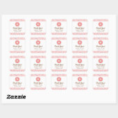 Roze Donut Verjaardag Stickers (Vel)
