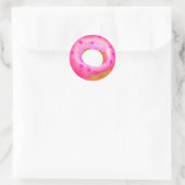  Roze Donut Wall Sticker (Tas)