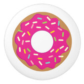 Roze donutdeur en trekknop van de lade keramische knop (Voorkant)
