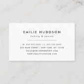 Roze Donuts, Blauwe Donuts, Kakshop, Deeg Shop Visitekaartje (Achterkant)