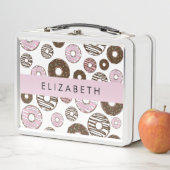 Roze Donuts, Bruine Donuts, Sprinkles, Jouw naam (In situ)