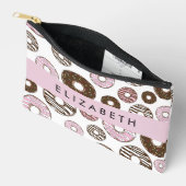 Roze Donuts, Bruine Donuts, Sprinkles, Jouw naam Etui (Open)