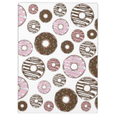 Roze Donuts, Bruine Donuts, Sprinkles, Jouw naam Klembord (Achterkant)
