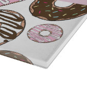 Roze Donuts, Bruine Donuts, Sprinkles, Jouw naam Snijplank (Hoek)