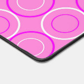 Roze Donuts geassorteerd op roze Bureaumat (Hoek)