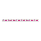 Roze Donuts Kids verjaardagsfeestje taart Grosgrain Lint (Voorkant)