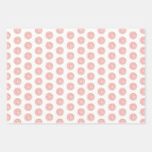 Roze Donuts ontwerp Inpakpapier Vel (Voorkant)