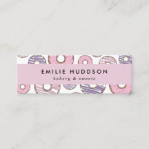 Roze Donuts, Paarse Donuts, koekjeswinkel, banketb