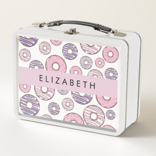 Roze Donuts, Paarse Donuts, Sprinkles, Jouw naam (Voorkant)