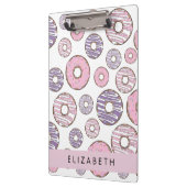Roze Donuts, Paarse Donuts, Sprinkles, Jouw naam Klembord (Links)