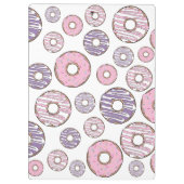 Roze Donuts, Paarse Donuts, Sprinkles, Jouw naam Klembord (Achterkant)