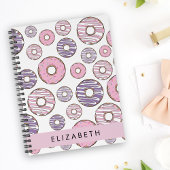Roze Donuts, Paarse Donuts, Sprinkles, Jouw naam Planner