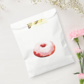 Roze donuts partij gunst zak. Aangepaste trendy Bedankzakje (Gezegeld)