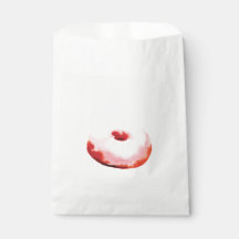 Roze donuts partij gunst zak. Aangepaste trendy