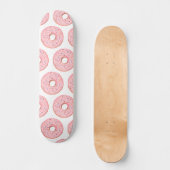 Roze Donuts Pattern Persoonlijk Skateboard (Voorkant)