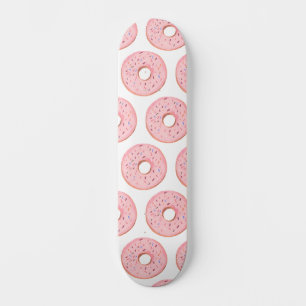 Roze Donuts Pattern Persoonlijk Skateboard