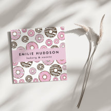 Roze Donuts, witte donuts, koekjeswinkel, gebak