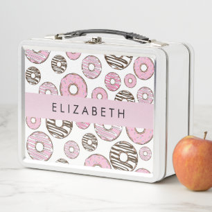 Roze Donuts, Witte Donuts, Sprinkles, Jouw naam