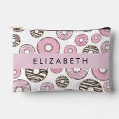 Roze Donuts, Witte Donuts, Sprinkles, Jouw naam Etui (Voorkant)
