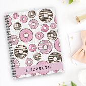 Roze Donuts, Witte Donuts, Sprinkles, Jouw naam Planner