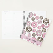 Roze Donuts, Witte Donuts, Sprinkles, Jouw naam Planner (Display)