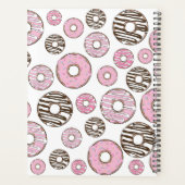 Roze Donuts, Witte Donuts, Sprinkles, Jouw naam Planner (Achterkant)