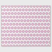 Roze Donuts Wrapping Paper Gift Wrap Doughnoten Cadeaupapier (Vlak)