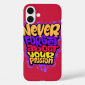 roze doodle-aanhalingstekens Case-Mate iPhone case (Achterkant)