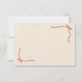 Roze Doodle Baby Brouwt Dankkaart Bedankkaart (Achterkant)