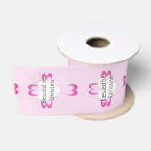 Roze doop favor lint voor meisjes (Spoel)
