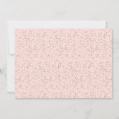 Roze Doop Foto Zilver Bedankt (Achterkant)