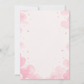 Roze Doop Noach's Ark Wolk  Kaart (Achterkant)