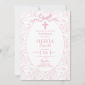 Roze doopsel van Toile Kaart (Voorkant)