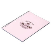 Roze, door steekproeven geïnspireerd Notitieboek (Linkerzijde)