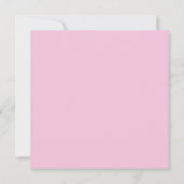 Roze Doorschijnende Apple met de Scène van de Appe Save The Date (Achterkant)