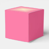 Roze doos met Cream Star.Thankyou Favor Box Bedankdoosjes (Achterkant)