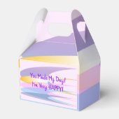 Roze doos voor roestvrij papier bedankdoosjes (Achterkant)