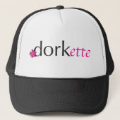 Roze Dorkette Trucker Pet (Voorkant)
