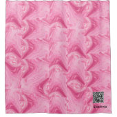  Roze Douchegordijn (Voorkant)