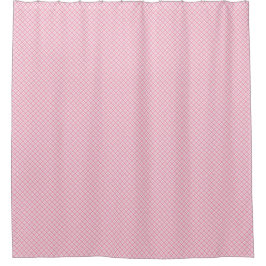 Roze douchegordijn met een subtiel diamantpatroon