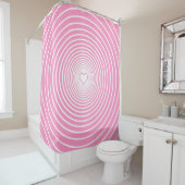 Roze douchegordijn - Uw kleuren (In situ)