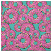 Roze Doughnut Joy Stof (Swatch)