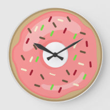 Roze Doughnut-klok