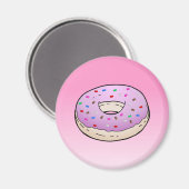 Roze Doughnut Magneet (Voorkant / Achterkant)