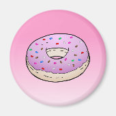 Roze Doughnut Magneet (Voorkant)
