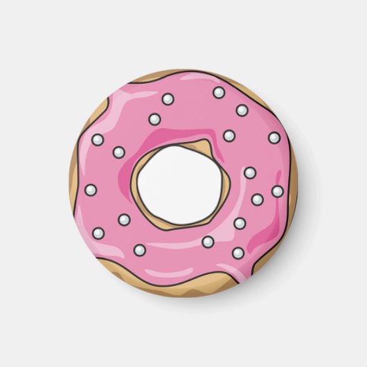 Roze Doughnut Magneet (Voorkant)